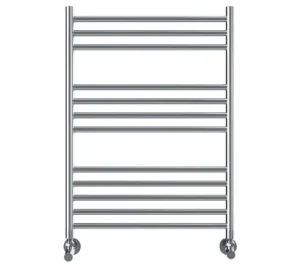Vogue Chube Towel Radiator Electric Only - Polished Stainless Steel 800X600