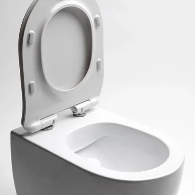 Crosswater Glide Ii Soft Close Toilet Seat 52 Matt White detail view - Image 6