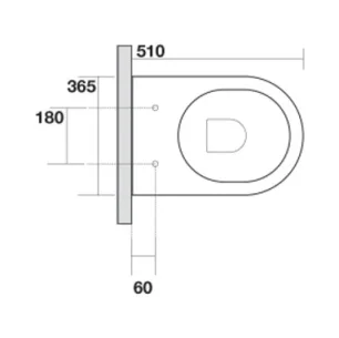 Crosswater Glide Ii Soft Close Toilet Seat 52 Matt White detail view - Image 8