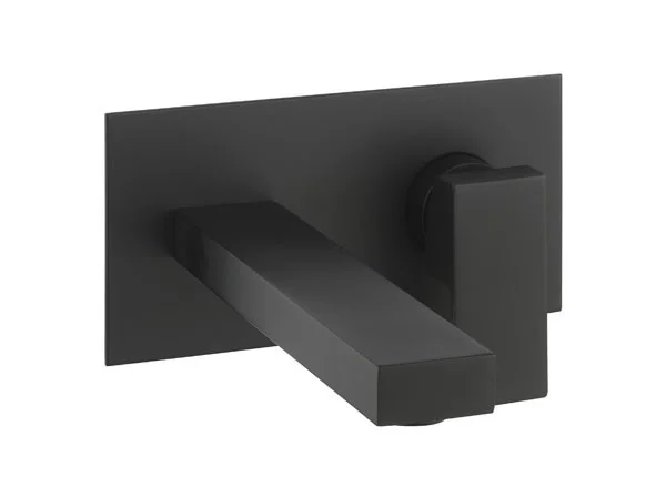 Crosswater Verge Wall Mounted 2 Hole Set Matt Black