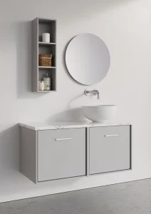 Crosswater Infinity Worktop 1010 Carrara Marble Effect