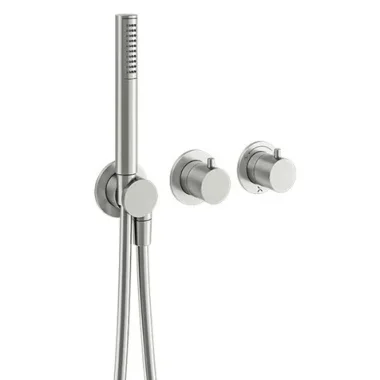 Crosswater Module Mpro 2 Control Trimset With Handshower Stainless Steel Effect