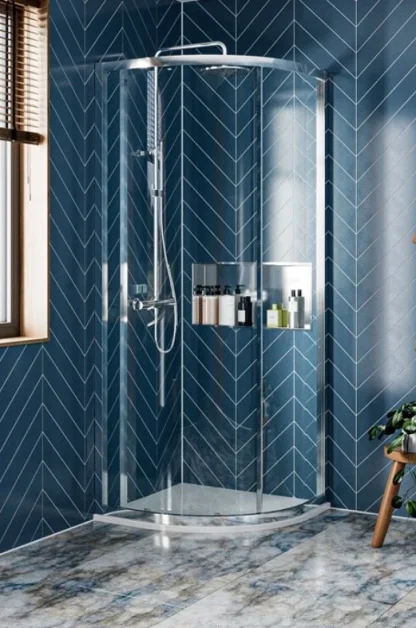 Crosswater Clear 6 Quadrant Single Door 1200 X 900 Silver product image - Image 2