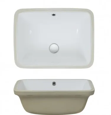 Crosswater Torino A Hidden Basin 510 With Overflow White detail view - Image 2