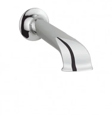 Crosswater Belgravia Bath Spout Wall Mounted Chrome detail view - Image 2