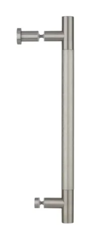 Crosswater Optix Knurled Handle Brushed Stainless detail view - Image 2
