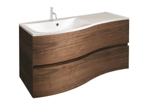 Crosswater Svelte S Basin Unit 1000 American Walnut