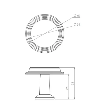 Crosswater Classic Handle X2 Chrome detail view - Image 3