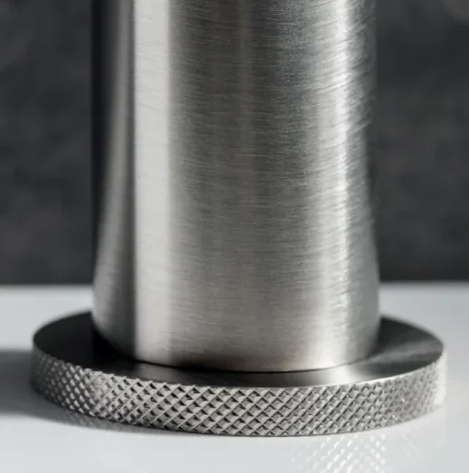 Crosswater Mpro Basin Monobloc Knurled No Waste Deck Mounted Stainless detail view - Image 6