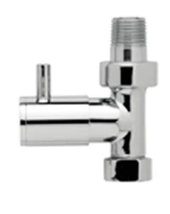 Eastbrook Minimalist Radiator Valves Straight (pair) Chrome