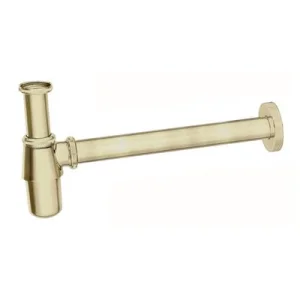 Eastbrook Cottisford Round Bottle Trap Brushed Brass Brushed Brass