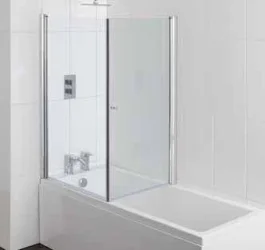 Eastbrook Type 1 Screen Across Bath For 750 Chrome Profiles