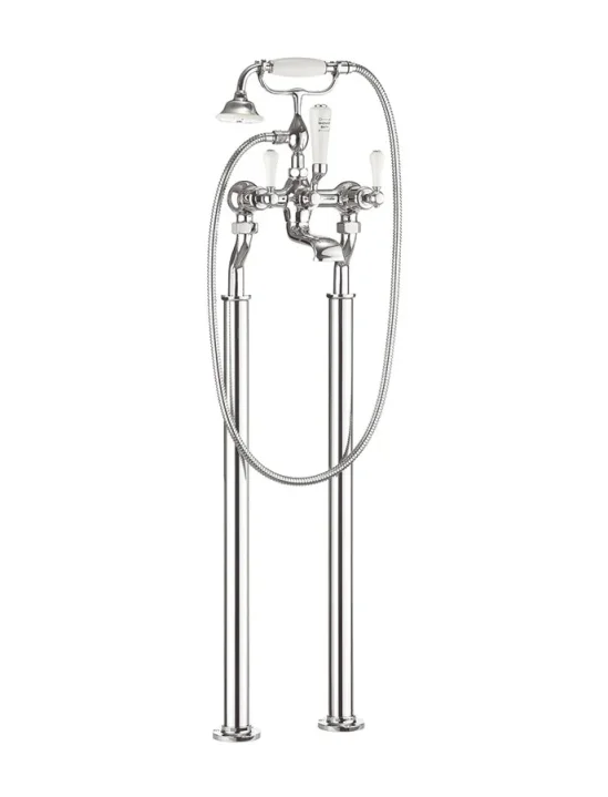 Crosswater Belgravia Floor Standing Lever Bath Shower Mixer product image - Image 1