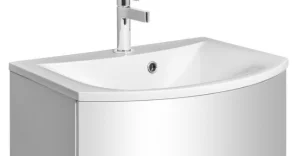 Crosswater Svelte Basin With Overflow 1th White