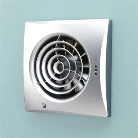 Hib Hush T Fan, Matt Silver 15.8 X D3 product image - Image 1