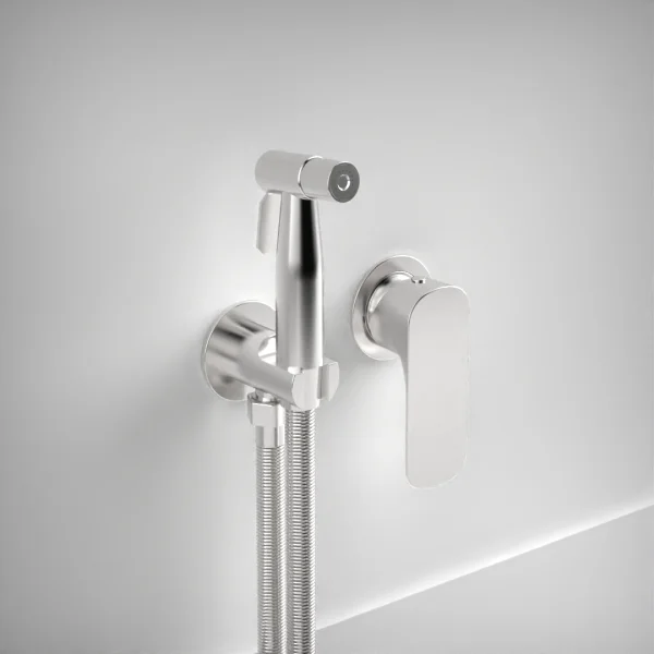 Ava Purity Douche Kit W/ Flanges - Polished Stainless Steel