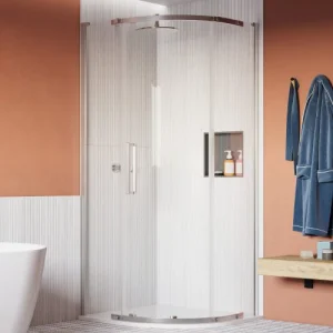 Crosswater Asura 8mm Quadrant Door 900 X 900 Polished Stainless