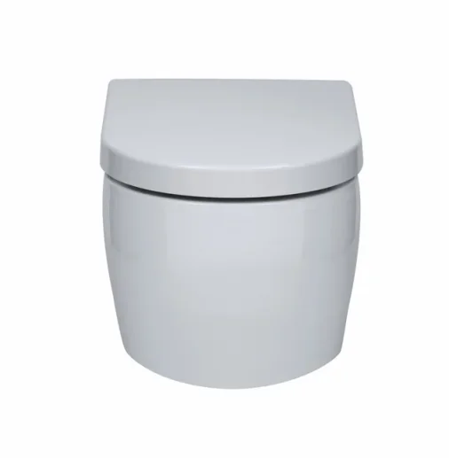 Faeber Zero Rimless Wall Hung Toilet Pan - Gloss White product image - Image 1