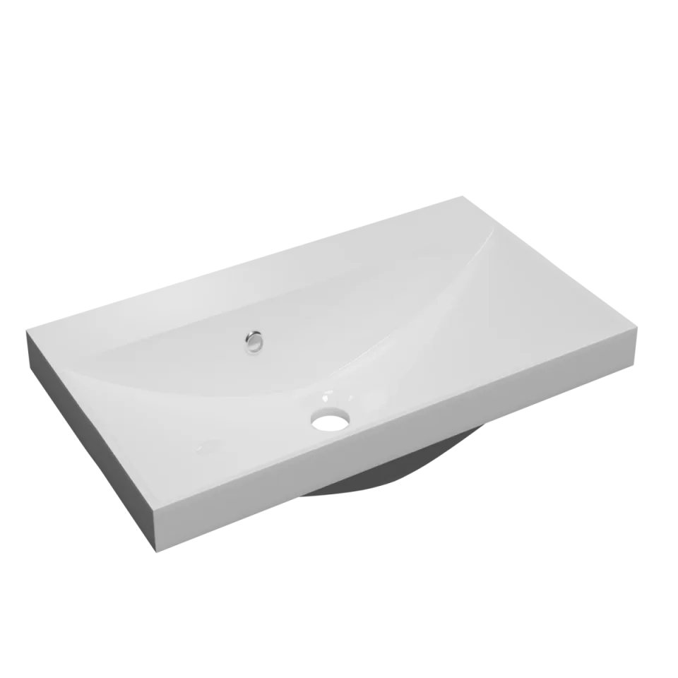 Faeber Silkstone Arc 600mm Gloss Basin product image - Image 1