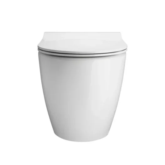 Crosswater Svelte Soft Close Toilet Seat White detail view - Image 5