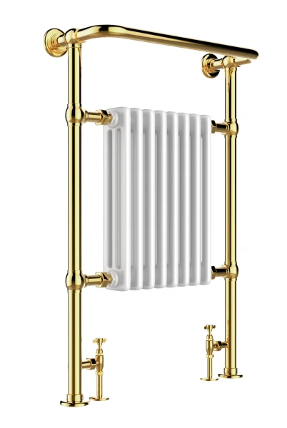 Just Taps Grosvenor Radiator 963 X 673 X 230 Antique Brass
