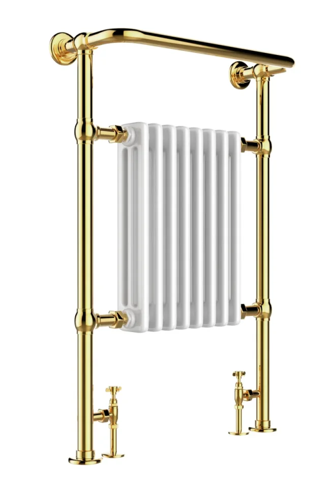 Just Taps Grosvenor Radiator 963 X 673 X 230 Antique Brass product image - Image 1