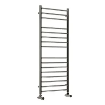 Reina Luna 350 X 1200 Flat Stainless Steel Towel Rail detail view - Image 3