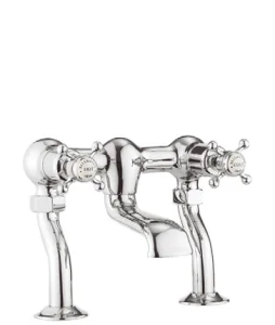 Crosswater Belgravia Crosshead Bath Filler Deck Mounted Chrome