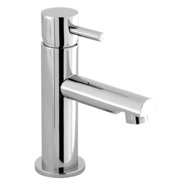 Crosswater Kai Lever Basin Mini Monobloc No Pop-up Waste Deck Mounted Chrome