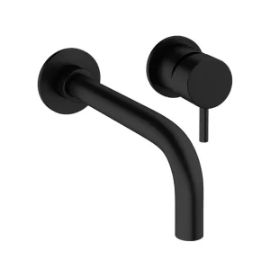 Crosswater Mpro Basin 2 Hole Set Wall Mounted Matt Black