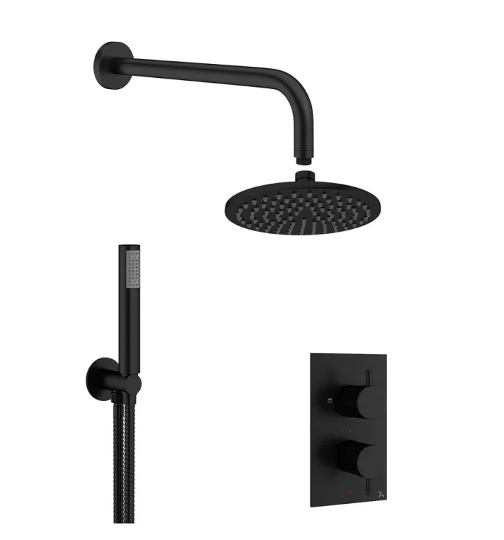 Crosswater One Box Showering Mpro Bundle 1510 Matt Black product image - Image 1
