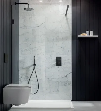 Crosswater One Box Showering Mpro Bundle 1510 Matt Black detail view - Image 2