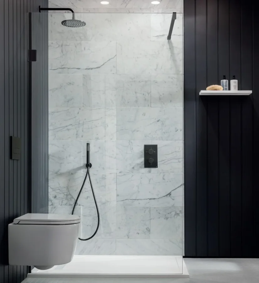 Crosswater One Box Showering Mpro Bundle 1510 Matt Black detail view - Image 2