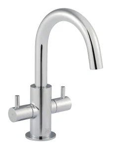 Just Taps Florence Mono Basin Mixer Swivel Spout Chrome