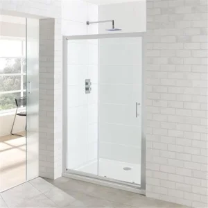 Eastbrook Vantage Easy Clean Sliding Door 1650mm Chrome