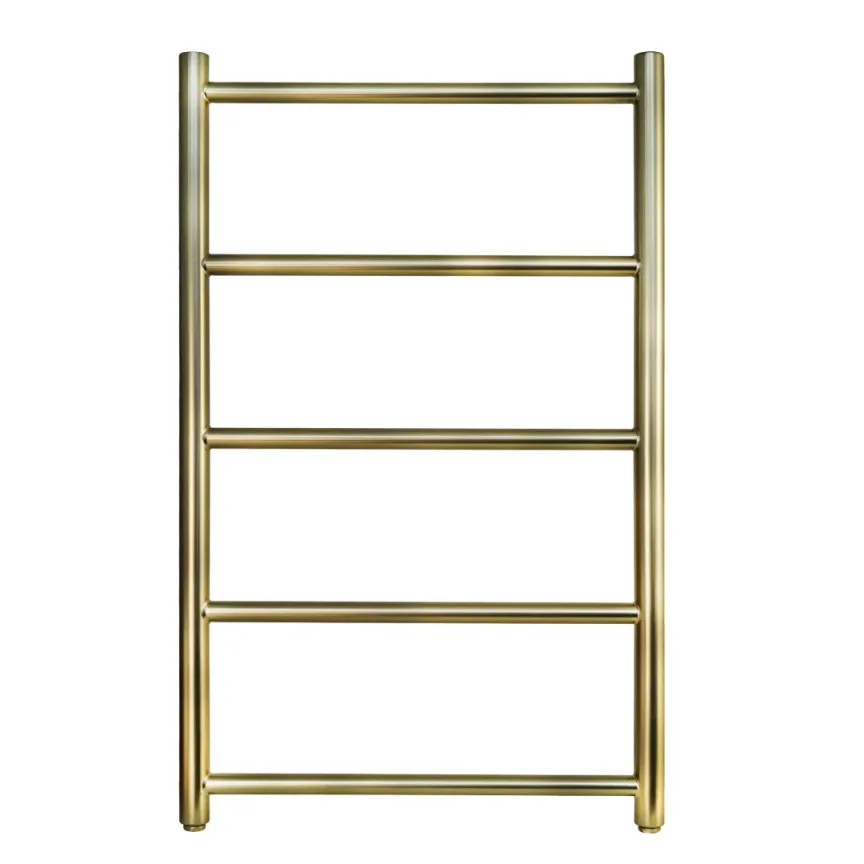 Just Taps Evo Radiator 800x500 Brushed Brass product image - Image 1