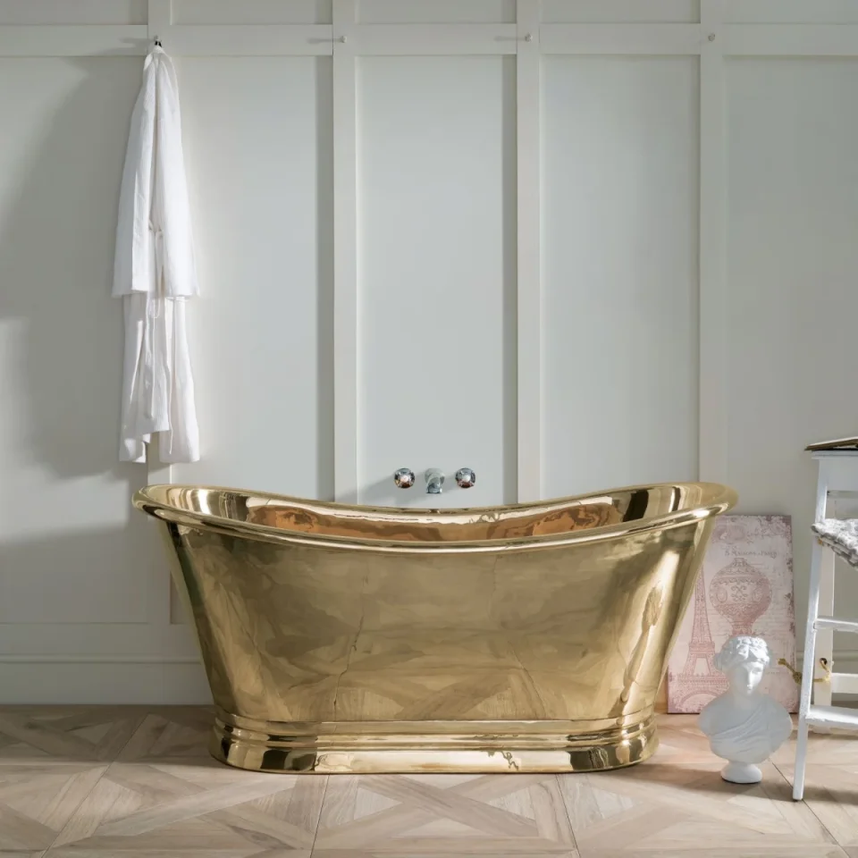 Bc Designs 1700 Brass Bath With Brass Inner Brass product image - Image 1