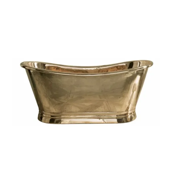 Bc Designs 1700 Brass Bath With Brass Inner Brass detail view - Image 2