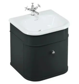 Burlington Chalfont Single Drawer Unit 550mm Black