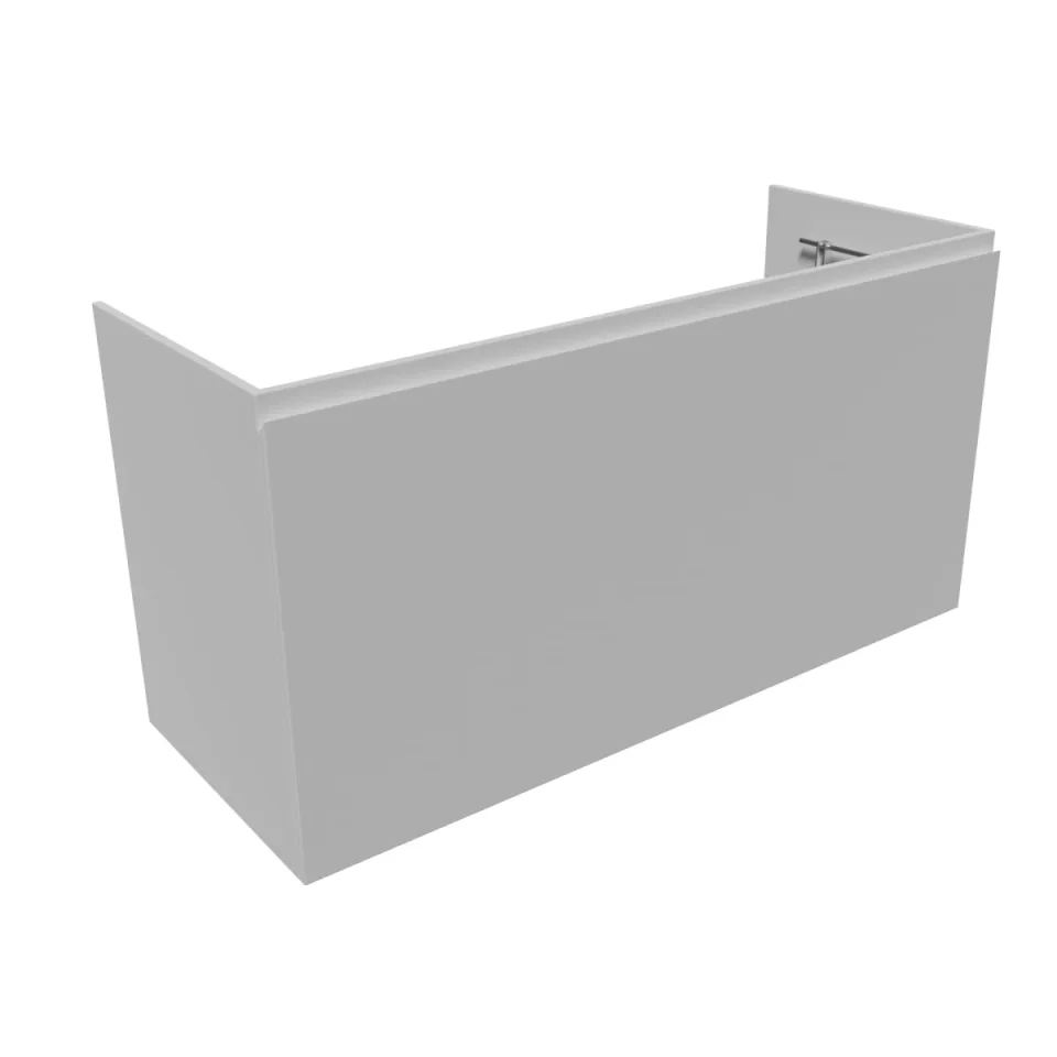 Faeber Mode Mini 800mm 1 Drawer Unit Matte White product image - Image 1