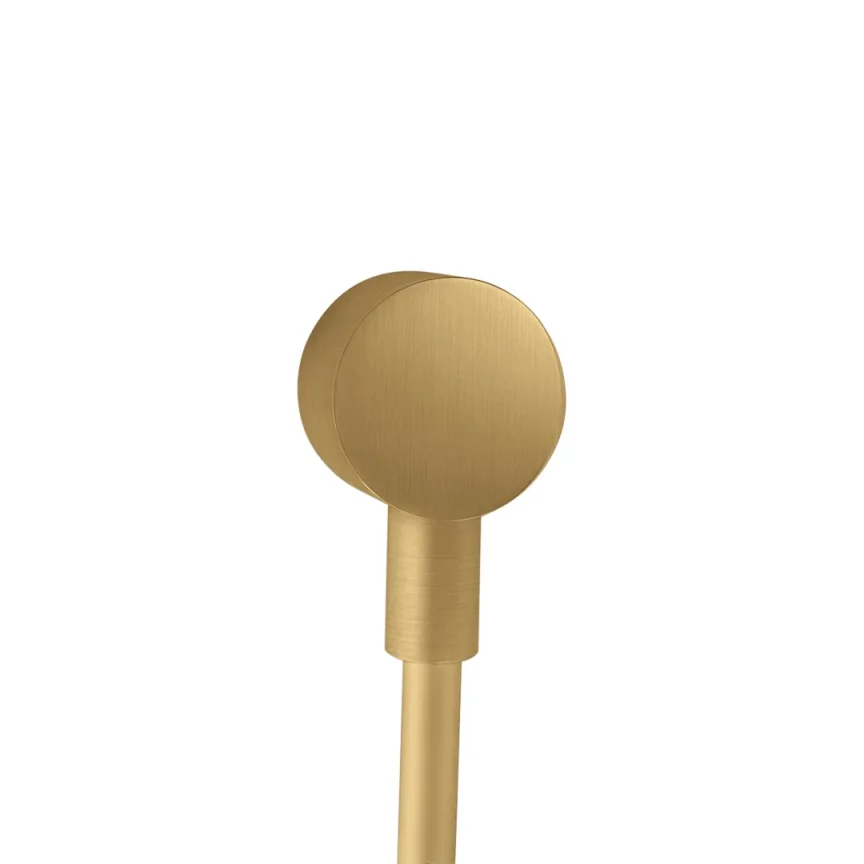 Axor Starck Wall Outlet Round Brushed Gold Optic product image - Image 1