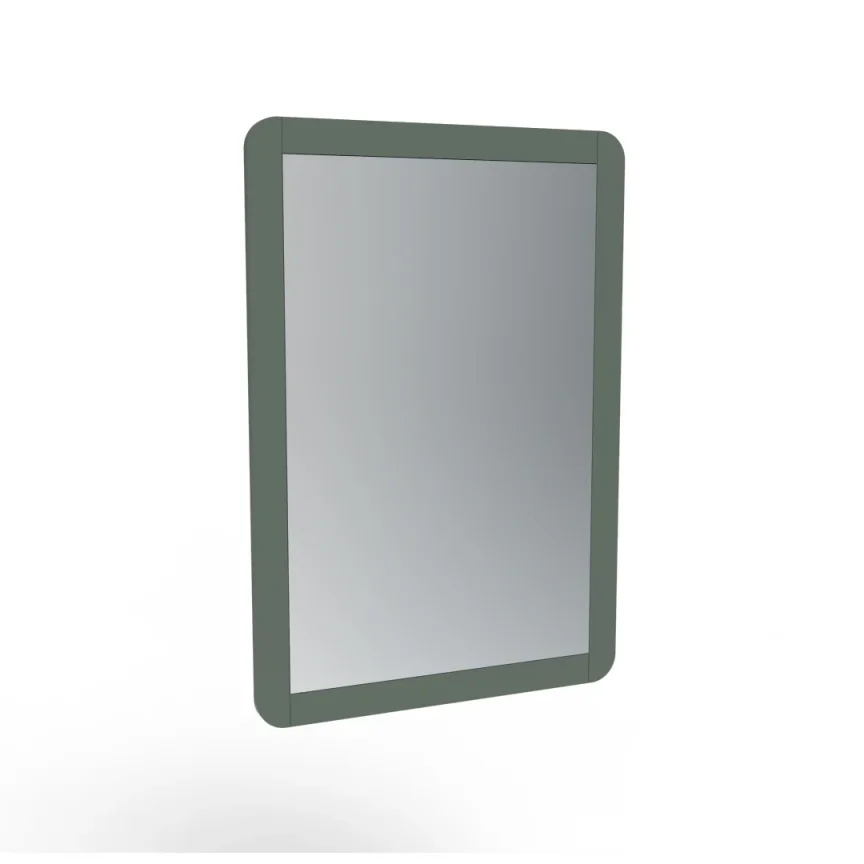 Saneux Hyde 55cm 1 Door Recessed Electric Mirror Cabinet (rh) - Matte Sage product image - Image 1