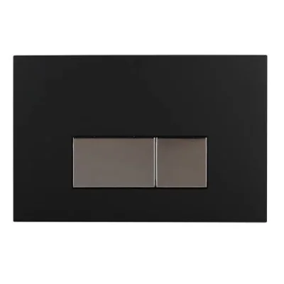 Eastbrook V Series Flush Plate Black/chrome Button