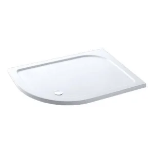 Eastbrook Volente 1100x800 Lh Quad Abs Stone Resin Tray White