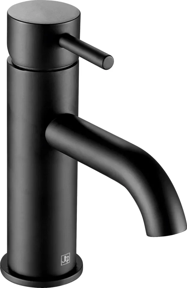 Just Taps Vos Single Lever Basin Mixer Matt Black product image - Image 1