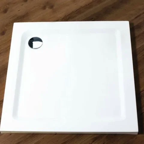 Merlyn Mstone Square Tray [including Waste] 800mm detail view - Image 4