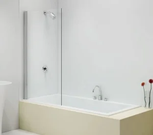 Merlyn Single Square Bathscreen 800 X 1400mm