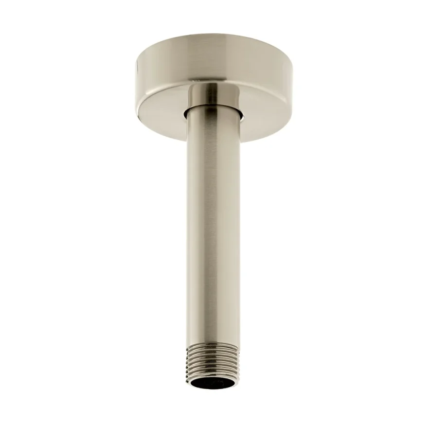 Vado Individual Fixed Head Ceiling Mounting Arm 100mm (4'') Brushed Nickel product image - Image 1