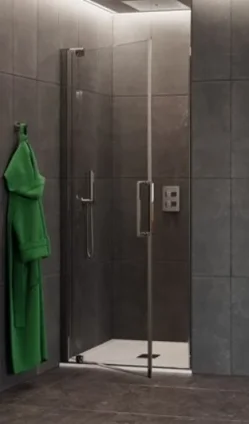 Crosswater Optix Pivot Door 800 Polished Stainless