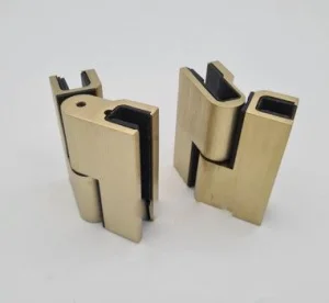 Crosswater Gallery Deflector Panel Hinge X2 Brushed Brass